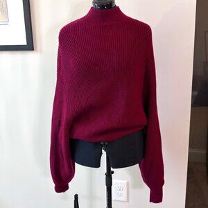 Banana Republic 100% Ultra Fine Merino Wool Oversized Turtle Neck- Medium